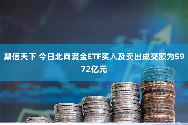 鼎信天下 今日北向资金ETF买入及卖出成交额为5972亿元